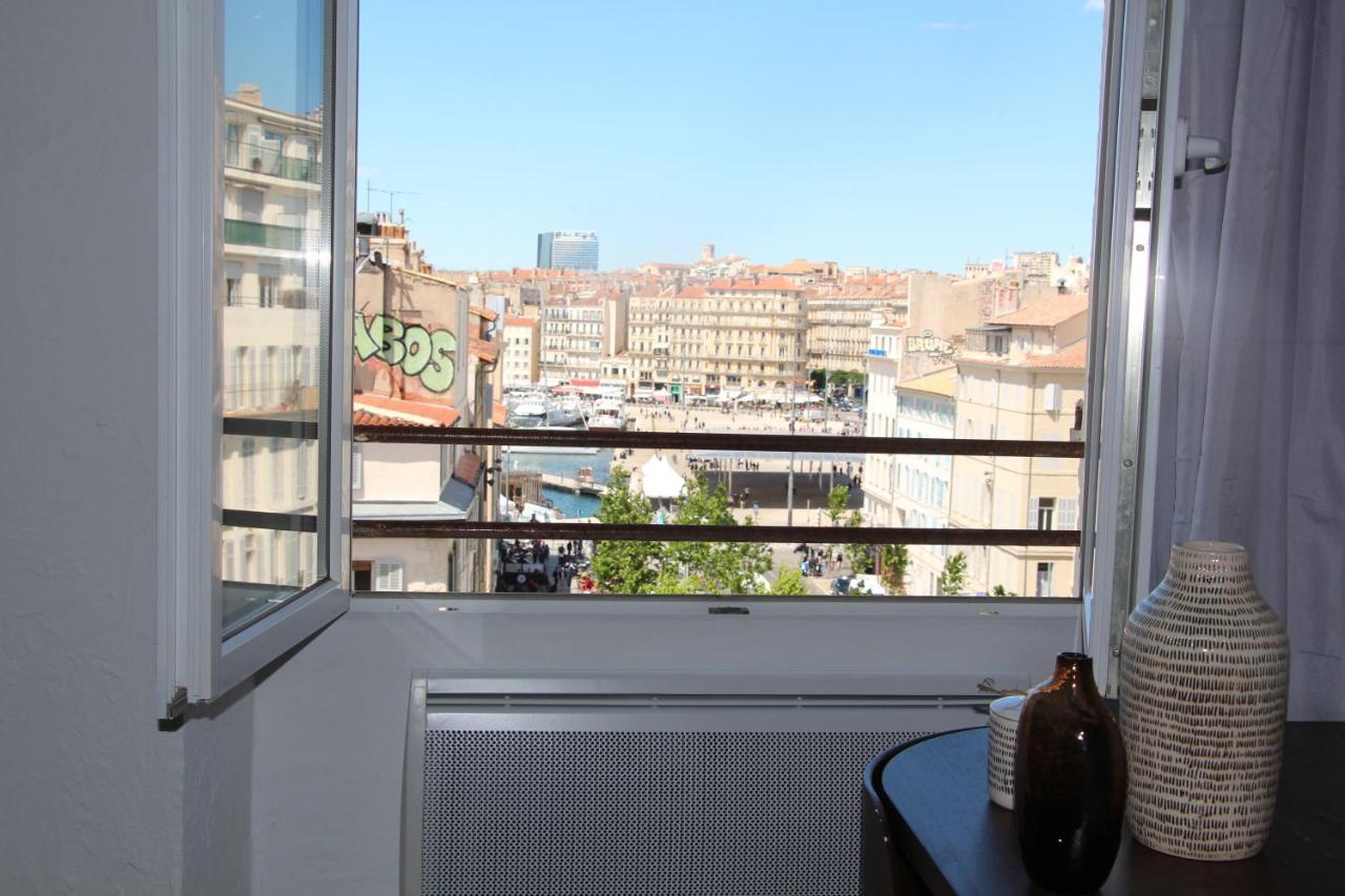 Ferienwohnung Superbe Duplex Avec Vue Imprenable Sur Le Vieux Port Marseilles Exterior foto